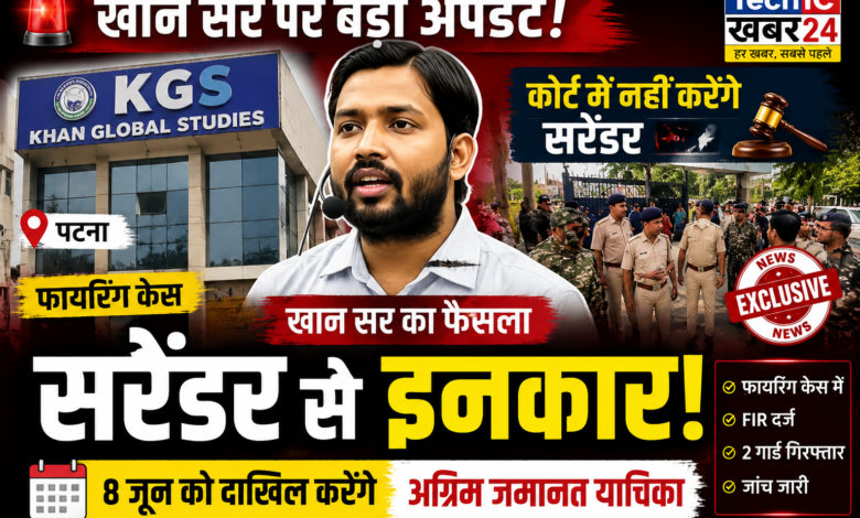 पटना कोचिंग विवाद के बीच खान सर ने कोर्ट में सरेंडर नहीं करने का फैसला किया, 8 जून को अग्रिम जमानत याचिका दाखिल करने की तैयारी।