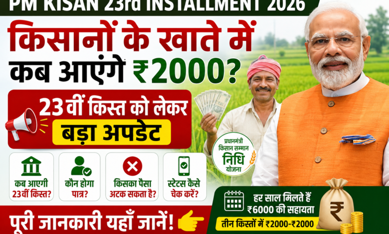PM Kisan 23वीं किस्त को लेकर बड़ी खबर!